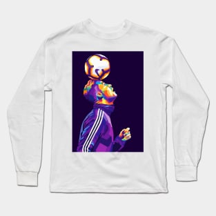 Cristiano Ronaldo Wpap Pop Art Long Sleeve T-Shirt